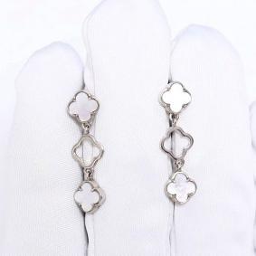 Серебряные серьги ЮЗ Корона КС-С5030V563 с перламутром КС-С5030V563 фото