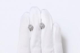 Серебряные серьги ЮЗ Корона КС-С5303 с фианитом КС-С5303 фото