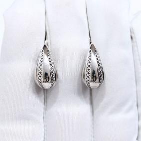 Серебряные серьги ЮЗ Корона КС-С5603 КС-С5603 фото