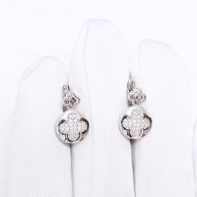 Серебряные серьги ЮЗ Корона КС-С5846 с фианитом КС-С5846 фото