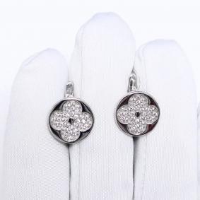 Серебряные серьги ЮЗ Корона КС-С5850 с фианитом КС-С5850 фото