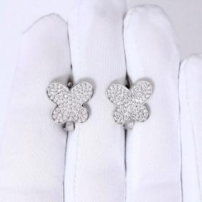 Серебряные серьги ЮЗ Корона КС-С5851 с фианитом КС-С5851 фото