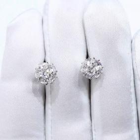 Серебряные серьги ЮЗ Корона КС-С5978 с фианитом КС-С5978 фото