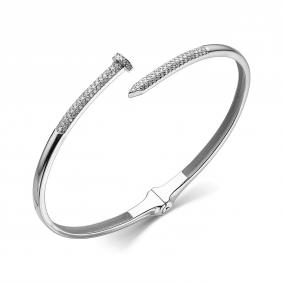 Серебряный браслет ЮЗ Корона КС-бр4267 с фианитом КС-бр4267 фото