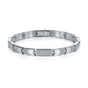 Серебряный браслет ЮЗ Корона КС-бр4936 с фианитом КС-бр4936 фото