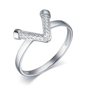 Серебряное кольцо ЮЗ Корона КС-К5299 с фианитом КС-К5299 фото