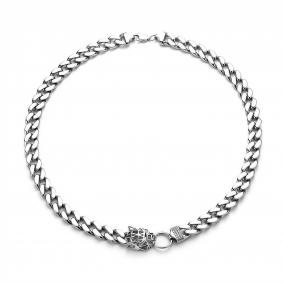 Серебряное колье ЮЗ Корона КС-ко5353 с фианитом КС-ко5353 фото