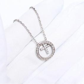 Серебряное колье-крест ЮЗ Корона с фианитом КС-ко5926-1 КС-ко5926-1 фото