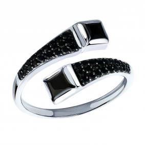 Серебряное кольцо ЮЗ Корона КС-кч4278V62 с фианитом КС-кч4278V62 фото