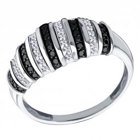 Серебряное кольцо ЮЗ Корона КС-кчб5909 с фианитом КС-кчб5909 фото