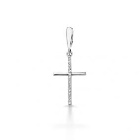 Серебряная подвеска ЮЗ Корона КС-п4539 с фианитом КС-п4539 фото