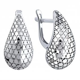 Серебряные серьги ЮЗ Корона КС-с5710 КС-с5710 фото