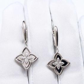 Серебряные серьги ЮЗ Корона КС-с5775 с фианитом КС-с5775 фото