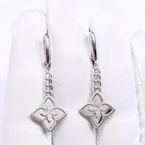 Серебряные серьги ЮЗ Корона КС-с5776 с фианитом КС-с5776 фото
