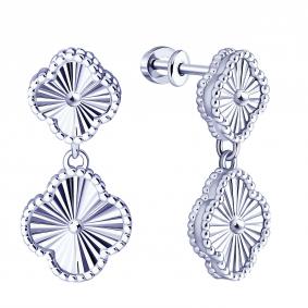 Серебряные серьги ЮЗ Корона КС-с6045 КС-с6045 фото