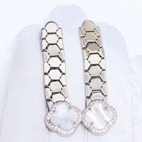 Серебряные серьги ЮЗ Корона КС-с6053V563 с фианитом и перламутром КС-с6053V563 фото