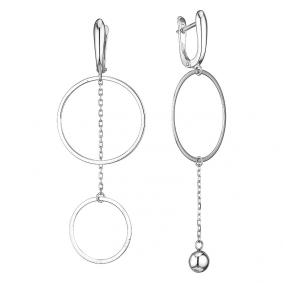 Серебряные серьги ЮЗ Корона КС-сз0020 КС-сз0020 фото