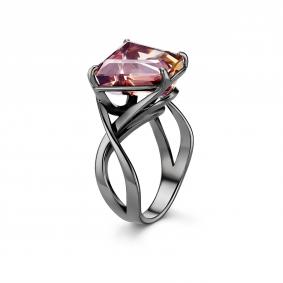 Серебряное кольцо Дар Кэ-0206чрс426 с аметрином Кэ-0206чрс426 фото