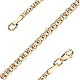 Золотая цепь плетение Лав Красносельский ювелир ЛА-030-Ц ЛА-030-Ц фото