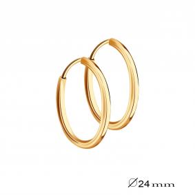 Золотые серьги МАГНАТ М021005 М021005 фото