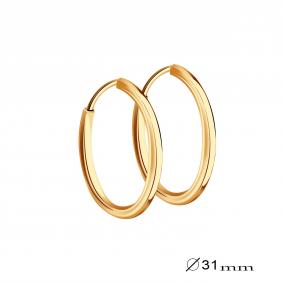 Золотые серьги МАГНАТ М021006 М021006 фото