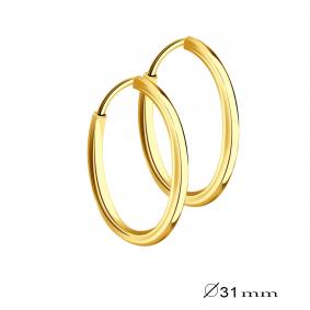 Серьги из лимонного золота МАГНАТ М021006Л М021006Л фото