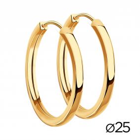 Золотые серьги МАГНАТ М021081 М021081 фото