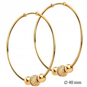 Золотые серьги МАГНАТ М021090 М021090 фото