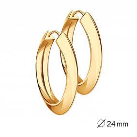 Золотые серьги МАГНАТ М021091 М021091 фото