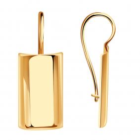 Золотые серьги МАГНАТ М031007 М031007 фото