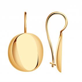 Золотые серьги МАГНАТ М031025 М031025 фото