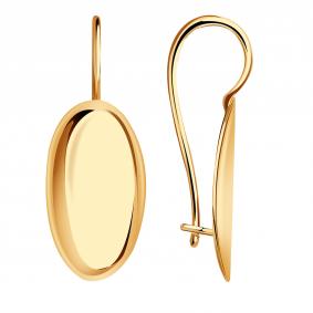 Золотые серьги МАГНАТ М031026 М031026 фото