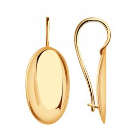 Золотые серьги МАГНАТ М031027 М031027 фото