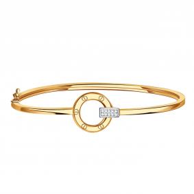 Золотой браслет МАГНАТ М22070 с фианитом М22070 фото