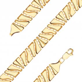 Золотой браслет МАГНАТ М40004 М40004 фото