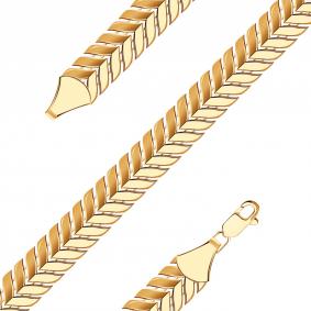 Золотой браслет плетение Фантазийное МАГНАТ М40021 М40021 фото