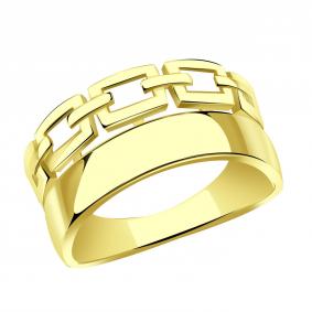 Кольцо из лимонного золота МАГНАТ М50016Л М50016Л фото
