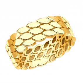 Кольцо из лимонного золота МАГНАТ М50035Л М50035Л фото