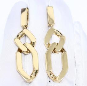 Серьги из лимонного золота МАГНАТ М60008Л М60008Л фото