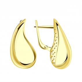 Серьги из лимонного золота МАГНАТ М60046Л М60046Л фото