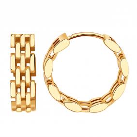 Золотые серьги МАГНАТ М60070 М60070 фото