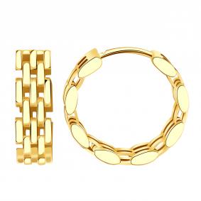 Серьги из лимонного золота МАГНАТ М60070Л М60070Л фото