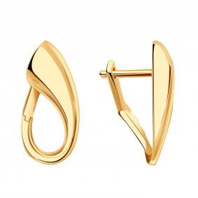 Золотые серьги МАГНАТ М60123 М60123 фото