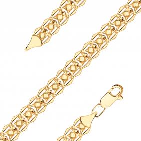 Золотой браслет плетение Фантазийное МАГНАТ М7015 М7015 фото