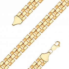 Золотой браслет плетение Фантазийное МАГНАТ М7025 М7025 фото