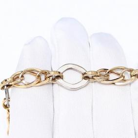 Браслет плетение Фантазийное из лимонного золота МАГНАТ М7104Л М7104Л фото