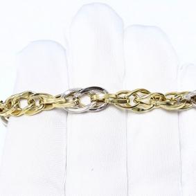 Браслет плетение Фантазийное из лимонного золота МАГНАТ М7108Л М7108Л фото