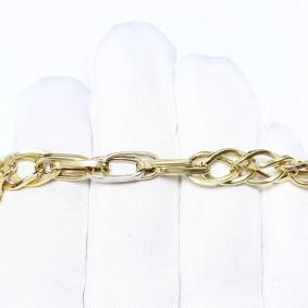 Браслет плетение Фантазийное из лимонного золота МАГНАТ М7113Л М7113Л фото
