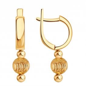 Золотые серьги МЦЗ МЦЗ03607 МЦЗ03607 фото