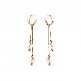 Золотые серьги МЦЗ МЦЗ03к602Ж с жемчугом МЦЗ03к602Ж фото